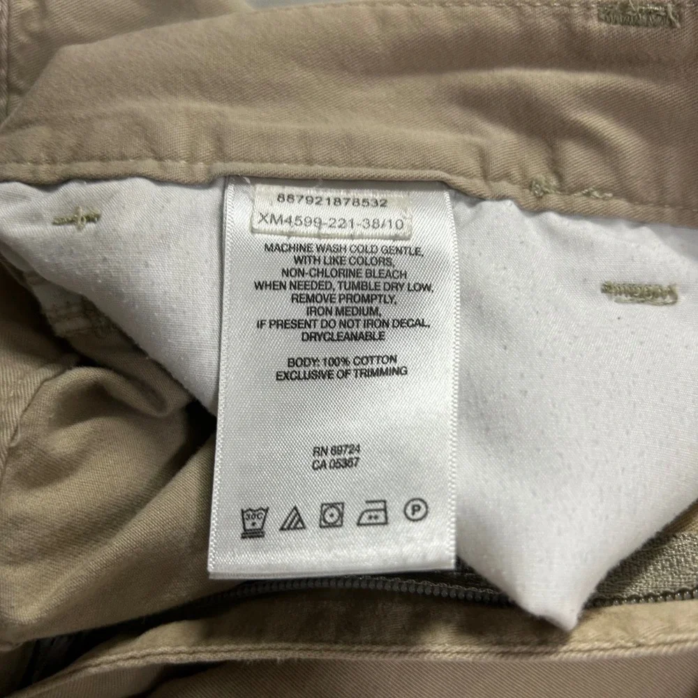 Columbia Cargo Shorts XM4599 Mens 38 Tan Cotton Outdoor Hiking Casual